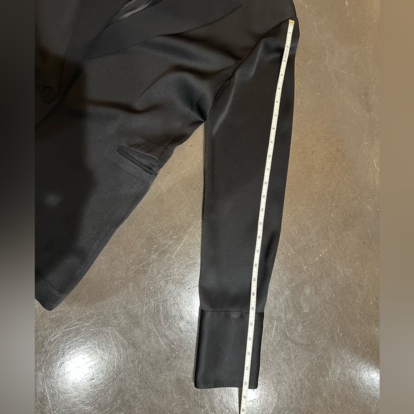 Rag & Bone - Women's Suit Tuxedo Blazer Jacket - Black - Size 10 - Picture 10 of 13